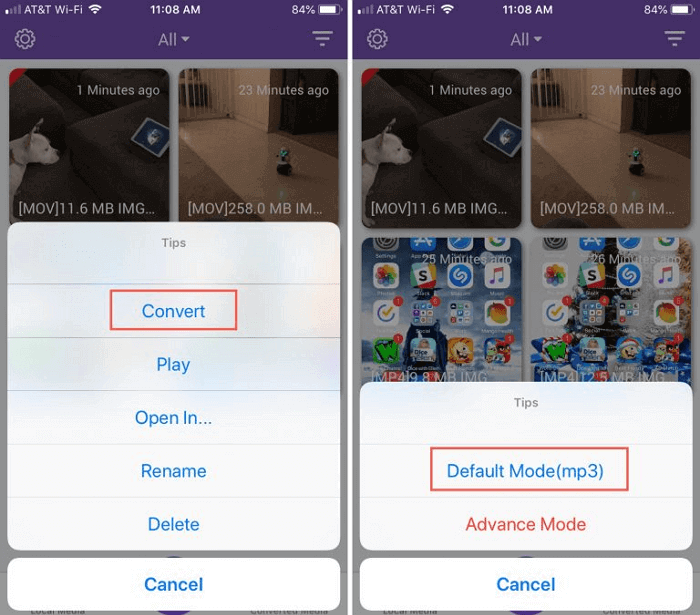 separare audio da video