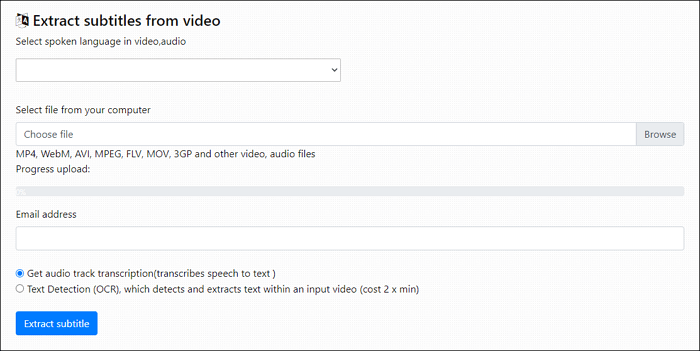 Take captions from MP4