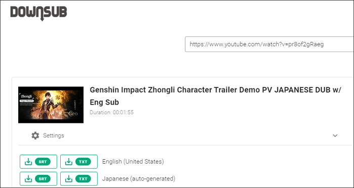 youtube subtitle downloader