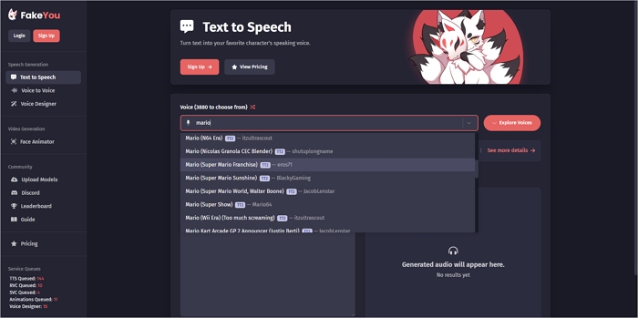 uberduck alternative fakeyou