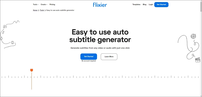 flixier auto subtitle generator