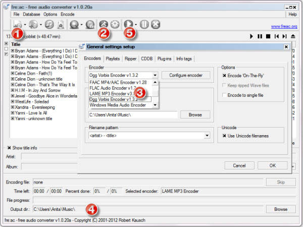 fre: ac Free Audio Converter
