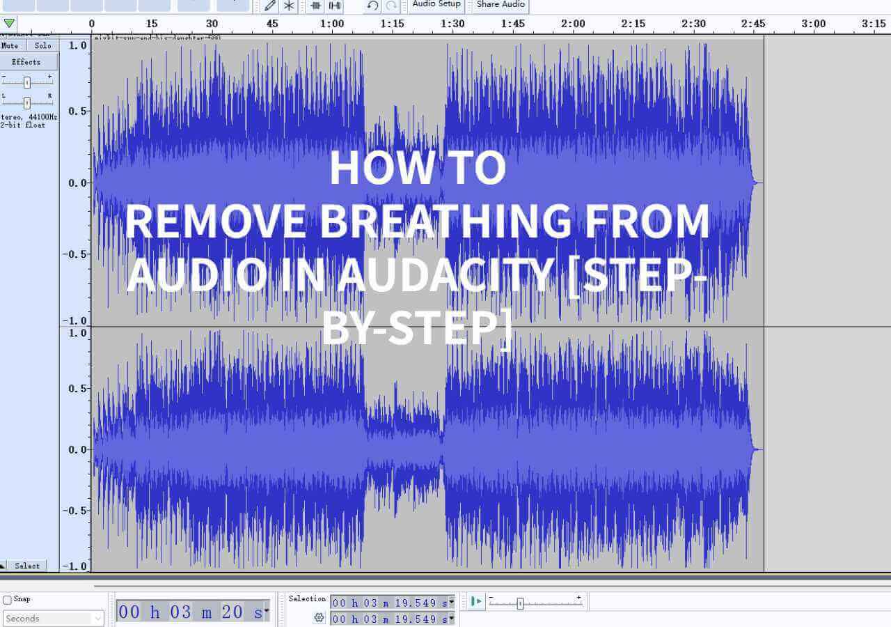 remove breathing from audio
