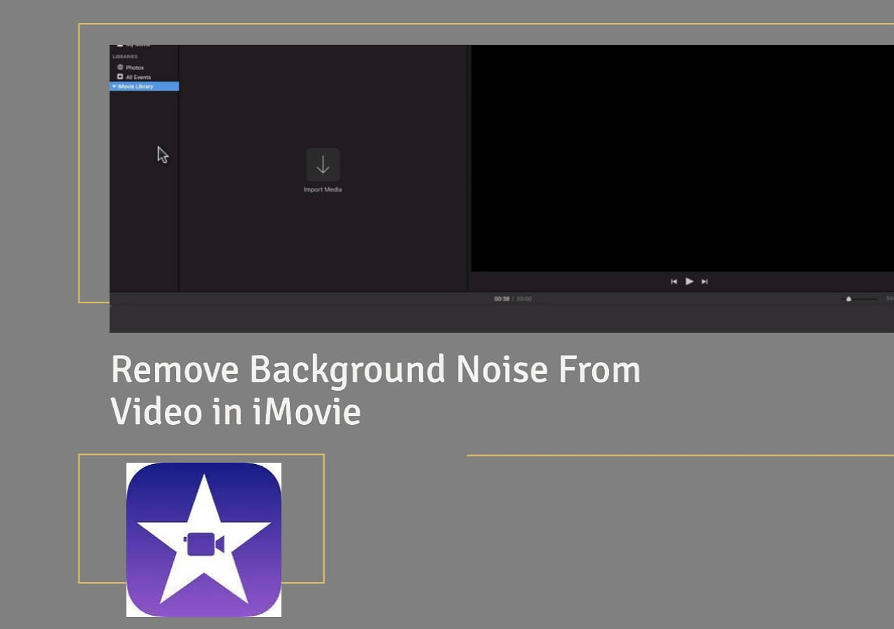 remove background noise from video in imovie