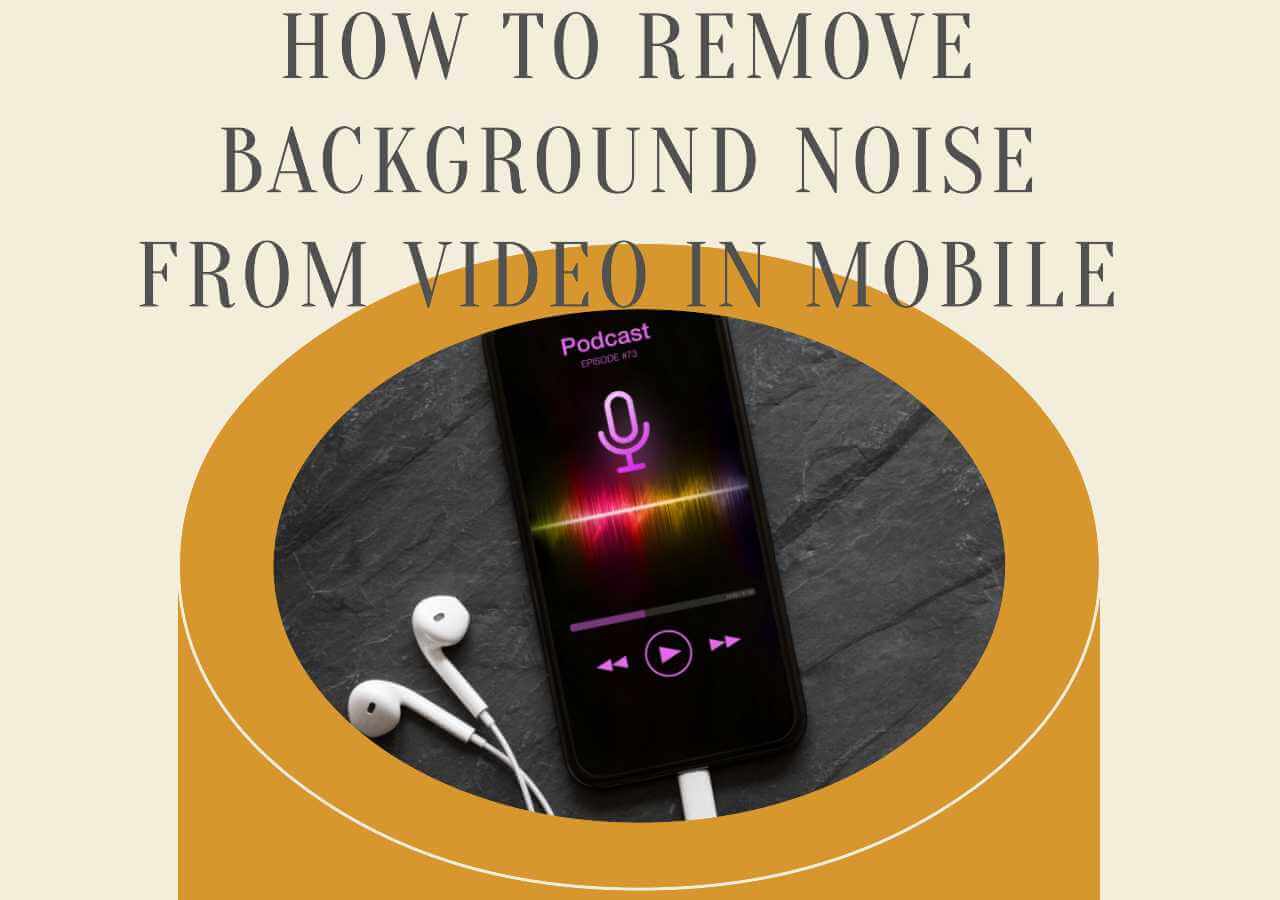 remove background noise from video on mobile