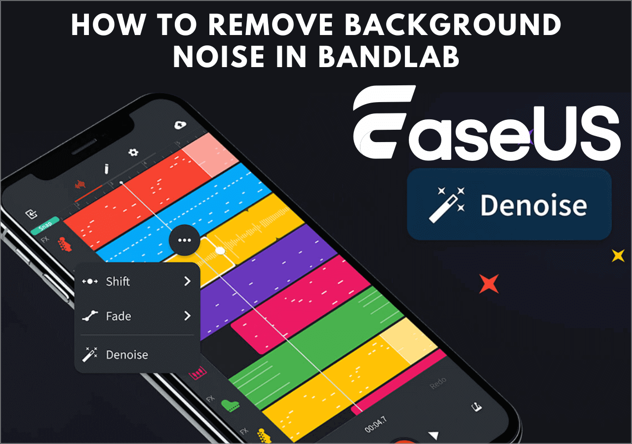 remove background noise in bandlab
