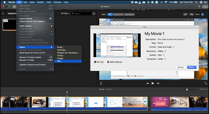 change video format in macOS