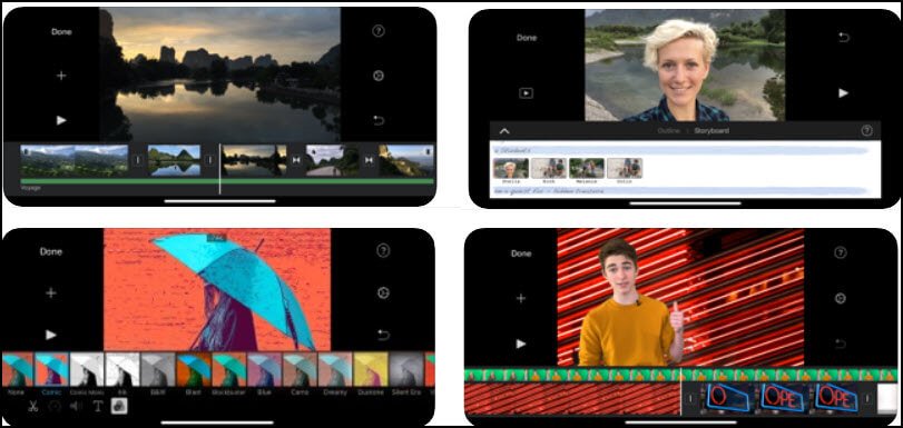 影片直向轉換為橫向 imovie