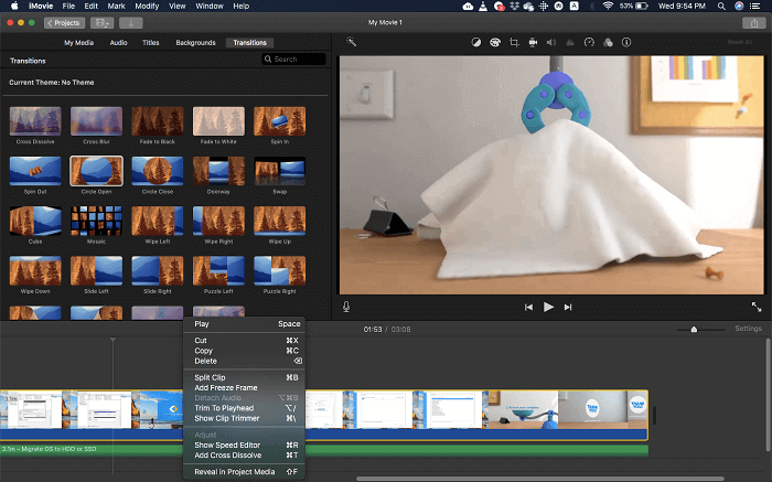 Add image to MP3 on iMovie