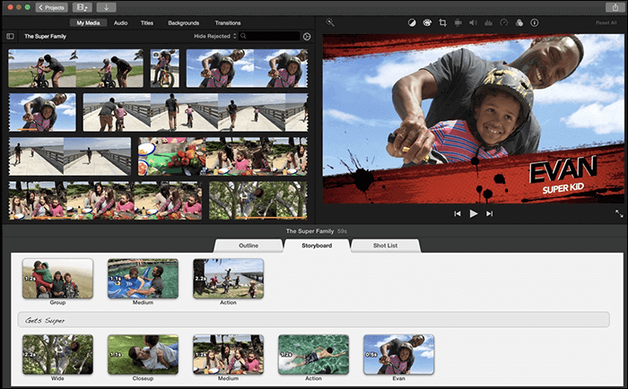 iMovie mkv cutter