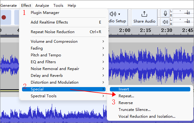 das Lied invertieren