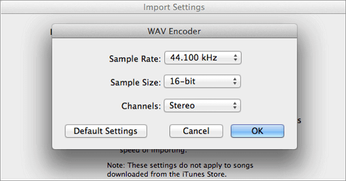 itunes change audio bitrate