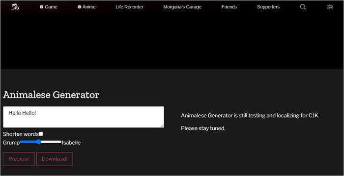 animal crossing voice generator jokerm