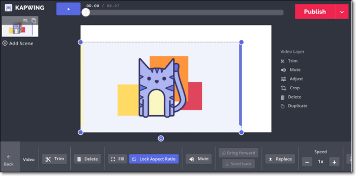 Add border to video online