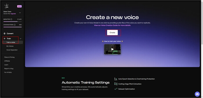 create your own AI voice model 