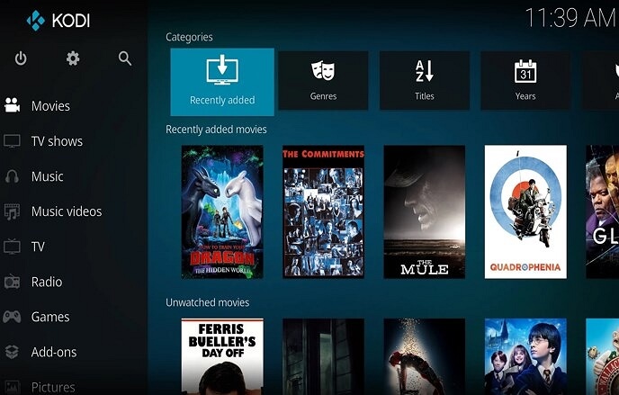 interface kodi