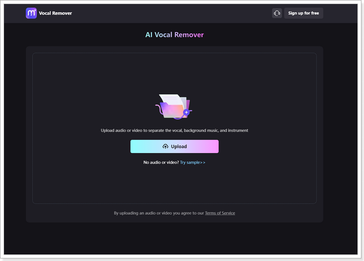 media online Stimmenentferner