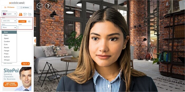 customize the sound effect