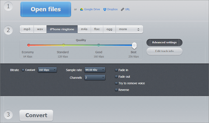 estrarre audio da video tramite strumento online