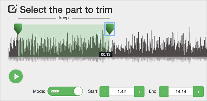 modificare file audio online