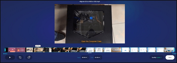 editor video online per tagliare MKV