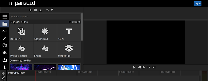 panzoid video editor