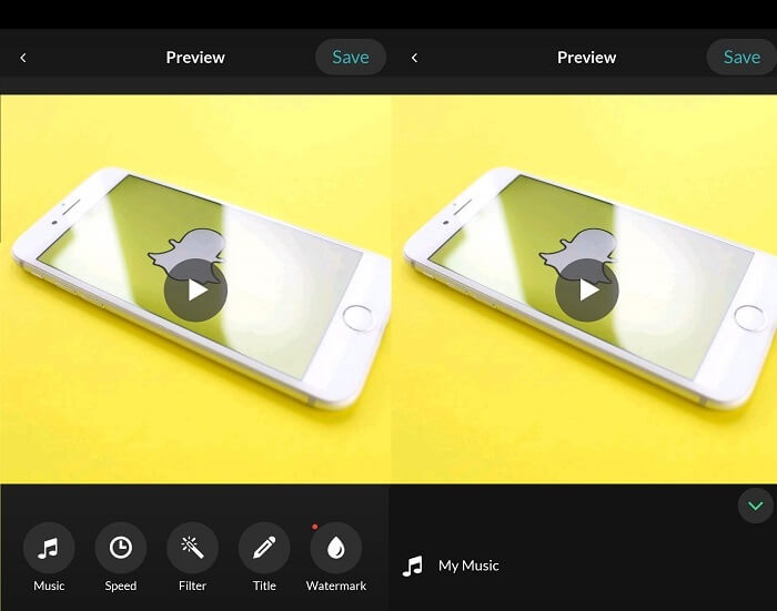 Add audio to image in Android