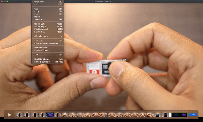 usare quicktime per tagliare il video