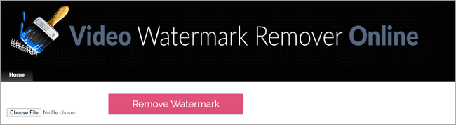 remove watermark from video on online