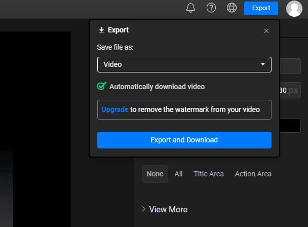 Datei als Video speichern
