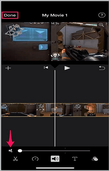 Imovie-Änderungen speichern