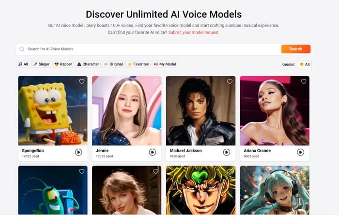 Select a voice you like