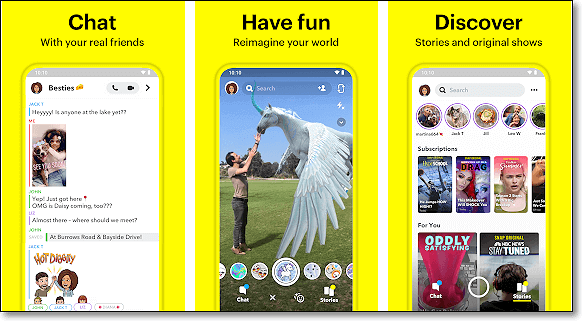 Reverse a TikTok video on Snapchat