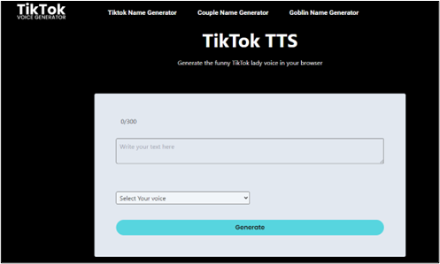TikTok Voice Generator 