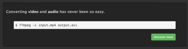 Convertitore video gratuito - FFmpeg