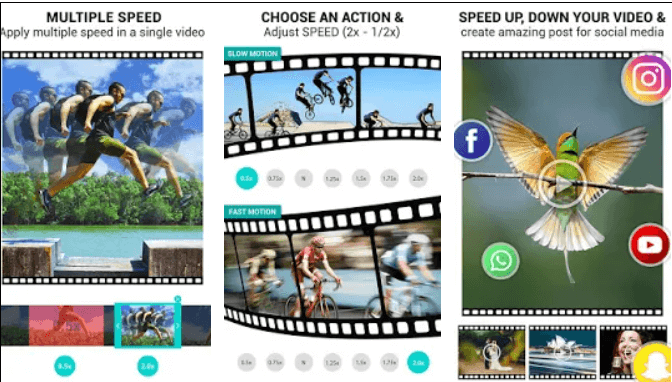 Android video speeder changer