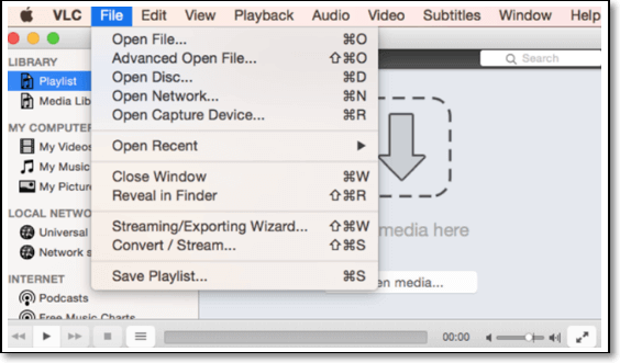 Extract audio from MKV using VLC