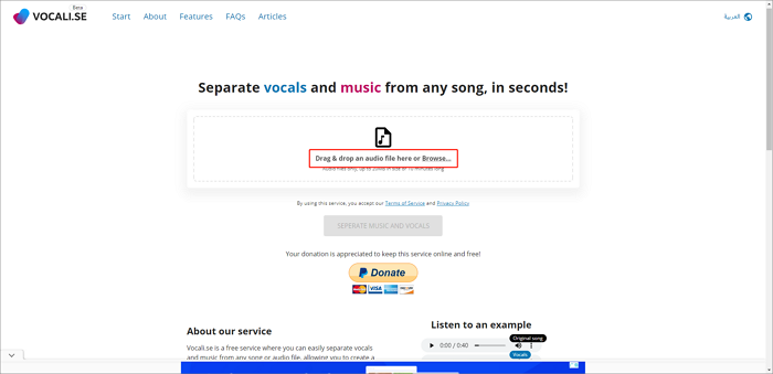 Vocali-Upload-Dateien