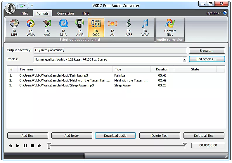 VSDC Free Audio Converter