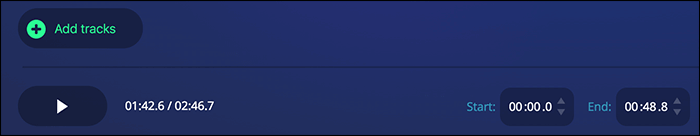 choose start end time