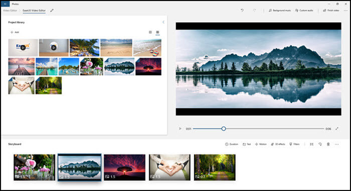 Windows Photos App aggiungere musica a GIF