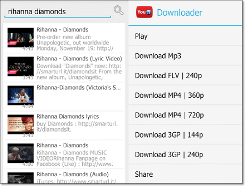 Convertitore da YouTube a MP3 su Android