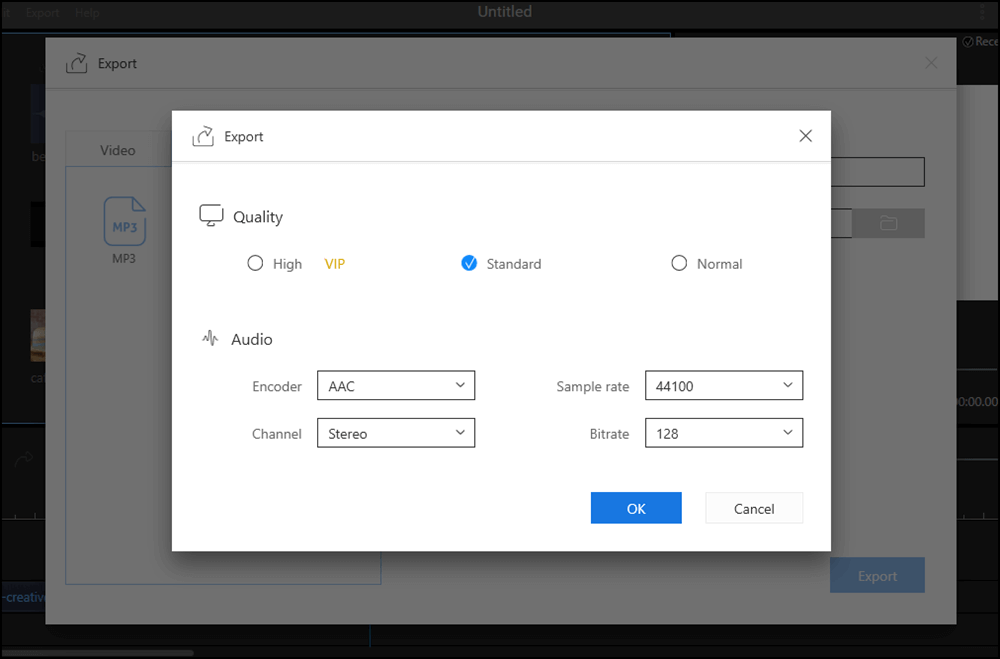 EaseUS Export Audio