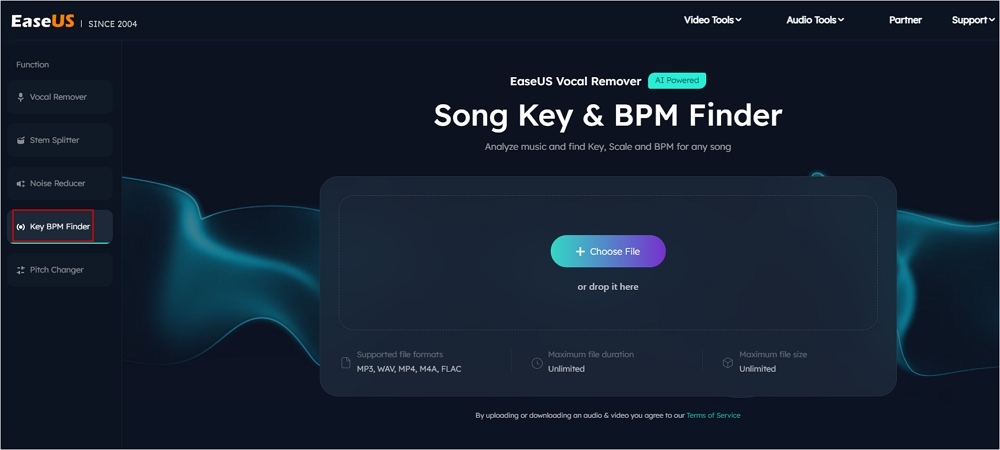 navigate to the Key BPM Finder