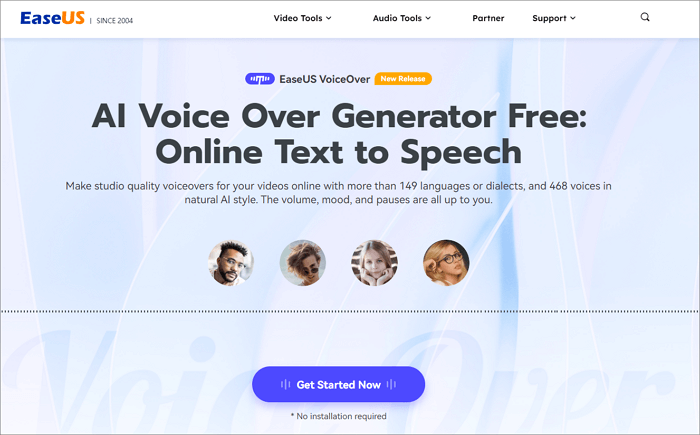 EaseUS VoiceOver