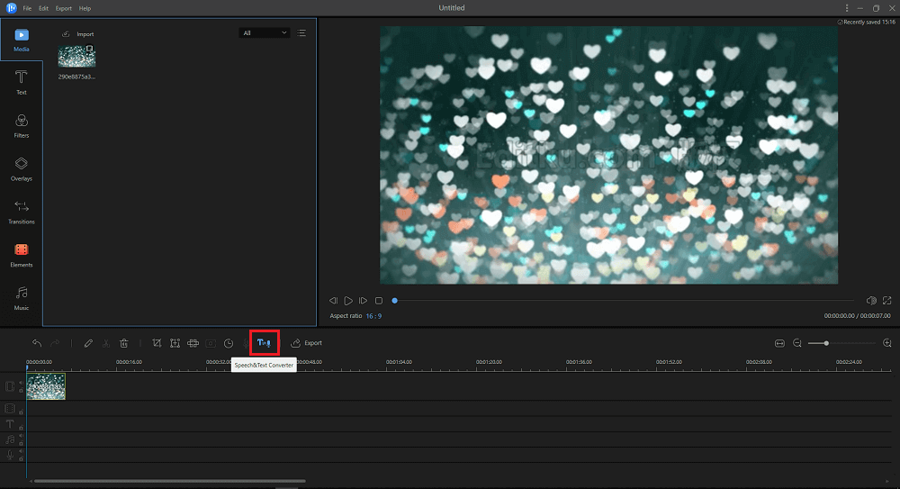EaseUS Video Editor text speech converter