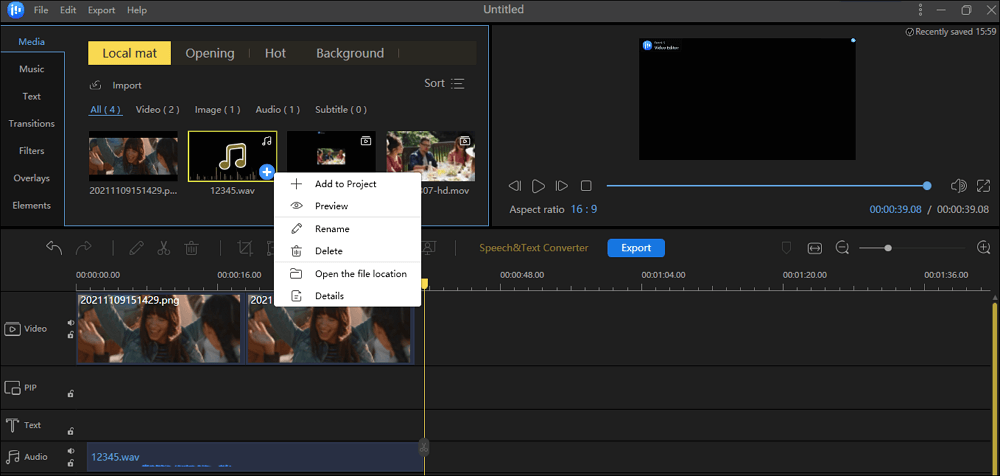 import audio