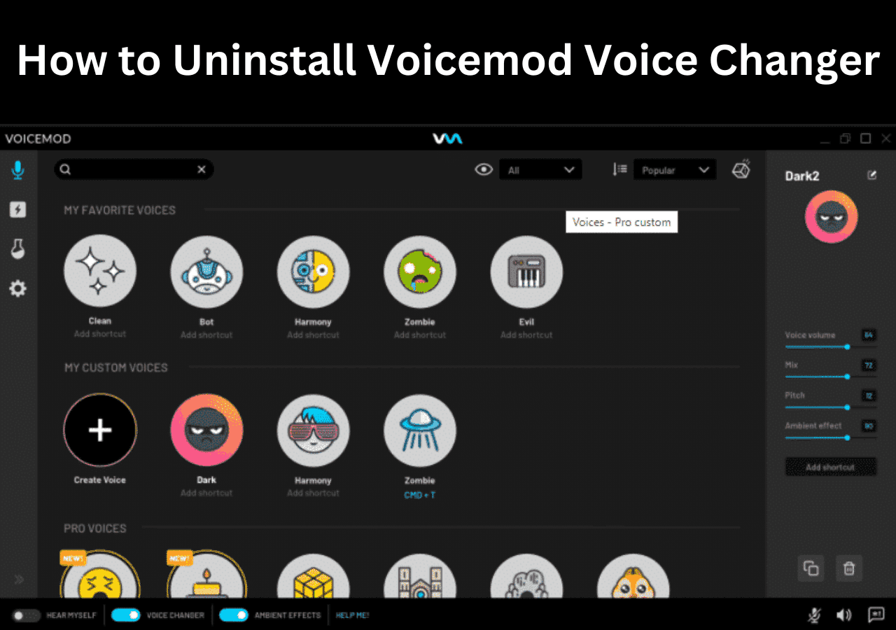 how to uninstall voicemod