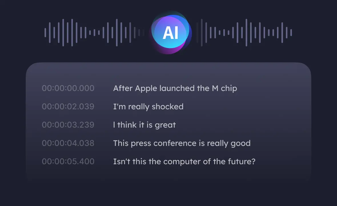Analyze, extract and transcribe 