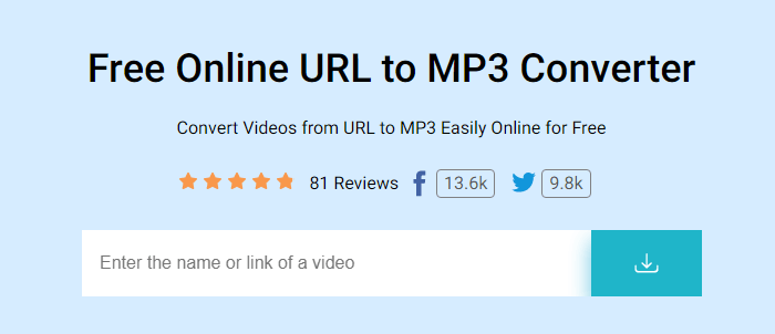 Convertitore online da URL in MP3